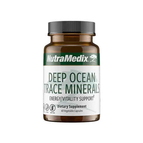 NutraMedix, Deep Ocean Trace Minerals, Energy/Vitality Support, 60 Vegetable Capsules – image 1