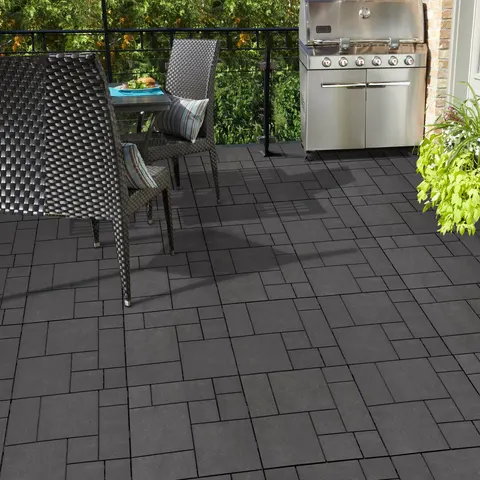 NICOMAN Mosaic Composite Interlocking Deck Tile – image 1