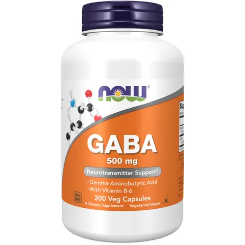 GABA with Vitamin B6, 500mg - 200 vcaps – image 1