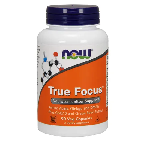 Now Foods, True Focus, 90 Veg Capsules – image 1