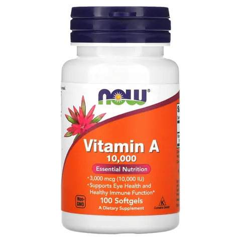 Now Foods Vitamina A 10000ui 100 Perlas – imagen 1
