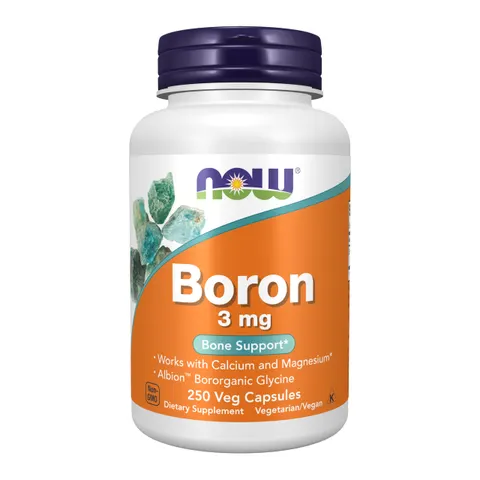 NOW Foods Boron, 3mg, 250 caps – image 1