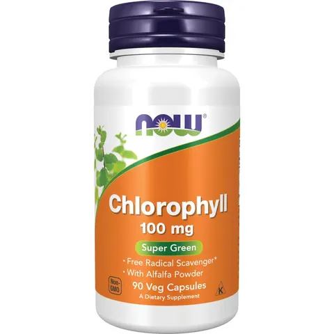 NOW Foods Chlorophyll, 100mg - 90 vcaps – image 1