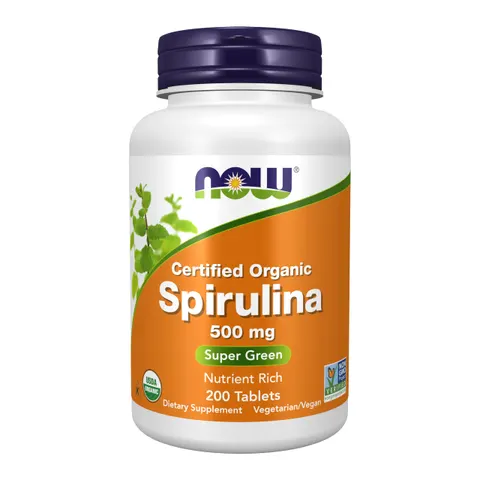 NOW FOODS Spirulina 500mg 200 Compresse – immagine 1