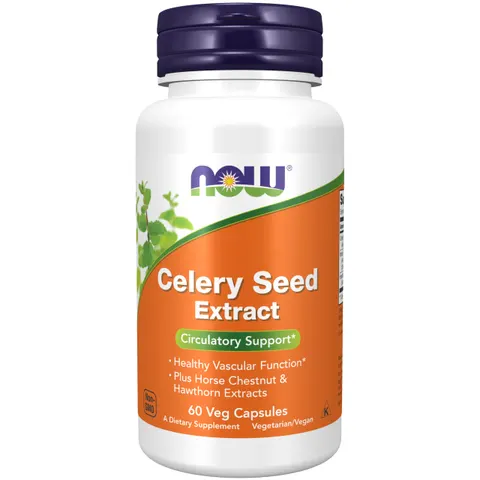 NOW Foods Celery Seed Extract - 60 vcaps – image 1