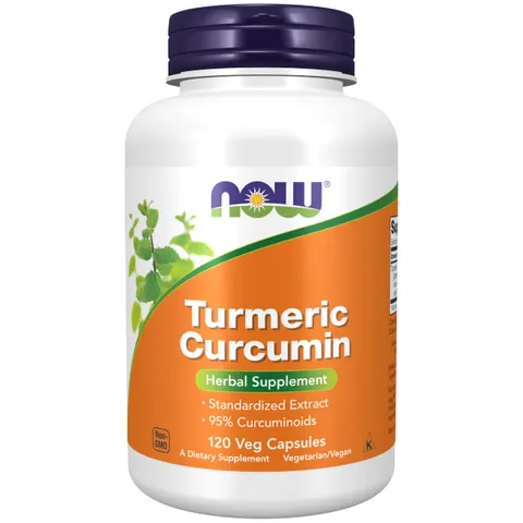 Now Foods, Curcumin, 120 Veg Capsules – image 1