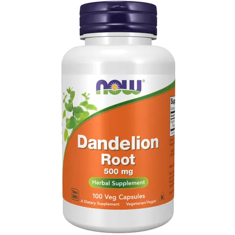 NOW Foods Dandelion Root, 500mg - 100 vcaps – image 1