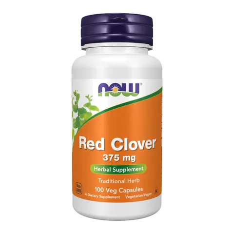 NOW Foods Red Clover, 375mg - 100 caps – image 1