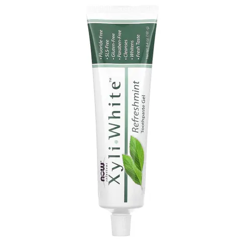 NOW Foods XyliWhite Refreshmint Toothpaste Gel - 181g – image 1