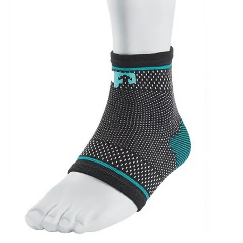 (L, Black/Sky Blue) Ultimate Performance Elastic Ankle Brace – image 1