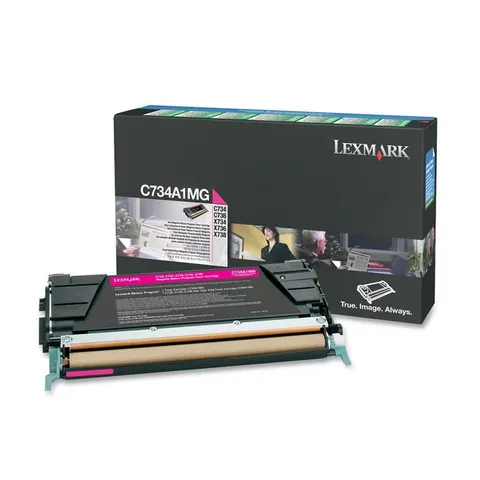 Lexmark C734A1MG toner magenta – imagen 1