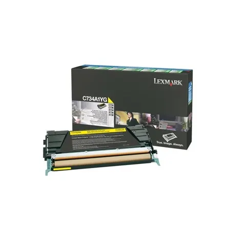Lexmark C734A1YG - Gelb - Toner – Bild 1