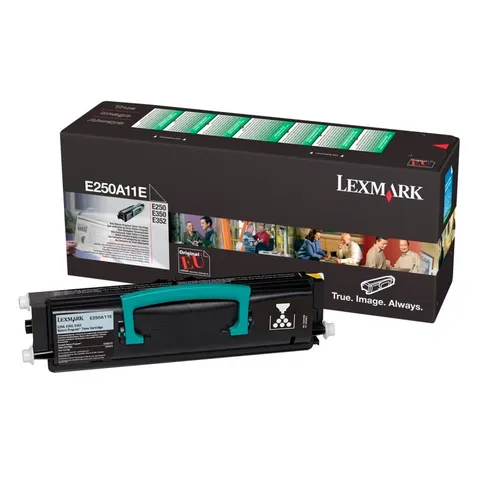 Original Lexmark E250A11E Toner noir – Bild 1