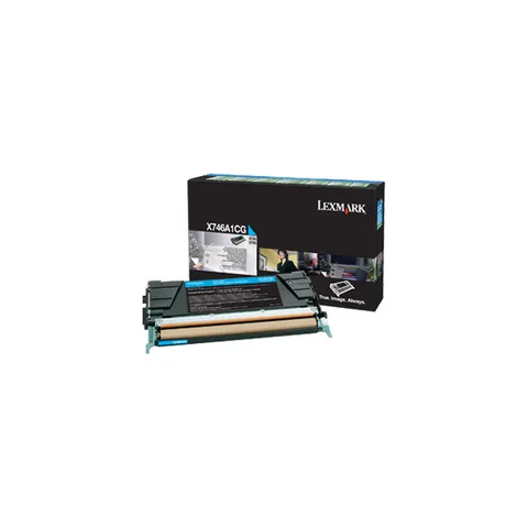 Lexmark X746A1CG toner cian – imagen 1