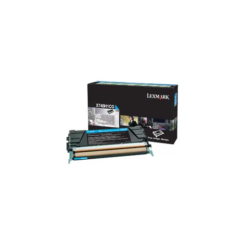 Lexmark X748H1CG toner Cian XL – imagen 1
