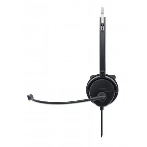Manhattan Mono On-Ear Headset (USB). Microphone Boom (padded). Retail – image 1