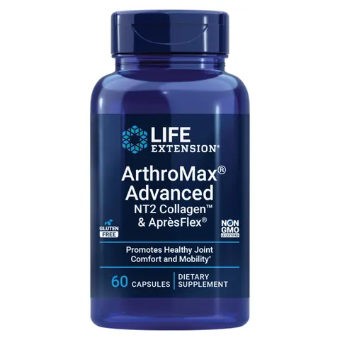 Life Extension, ArthroMax Advanced, NT2 Collagen & ApresFlex, 60 Capsules – image 1