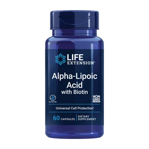 (60 caps) Alpha-Lipoic Acid with Biotin - 60 caps – image 1