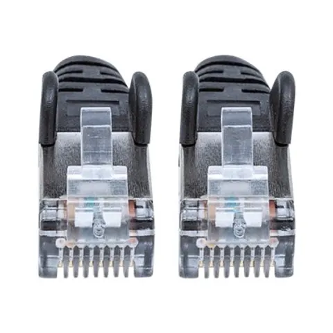 Intellinet Network Patch Cable. Cat6A. 2m. Black. Copper. S/FTP. LSOH – image 1