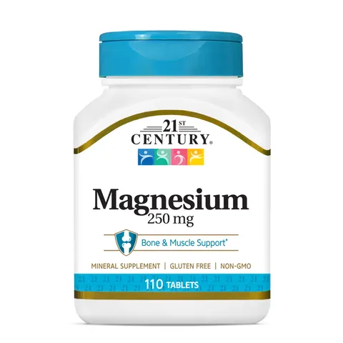 21st Century, Magnesium, 250 mg, 110 Tablets – image 1