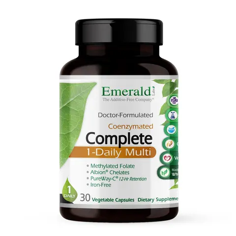 Emerald Laboratories, CoEnzymated Complete 1-Daily Multi, 30 Vegetable Caps – image 1
