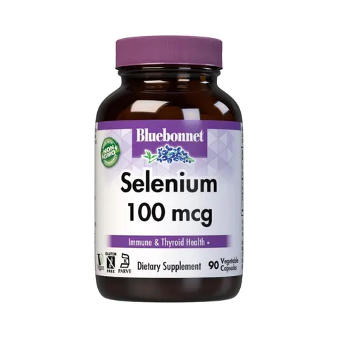 Bluebonnet Nutrition, Selenium, 100 mcg, 90 Vcaps – image 1