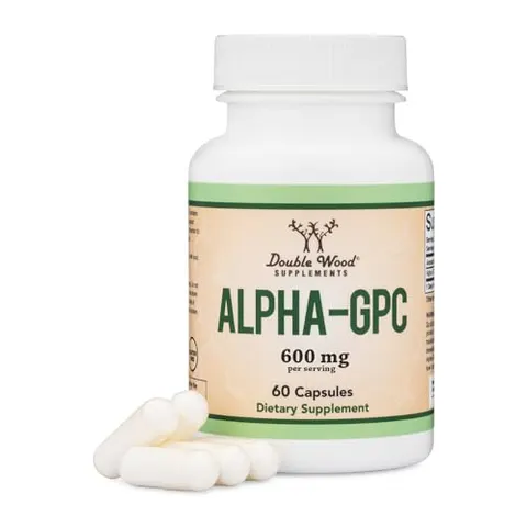 Double Wood Supplements Alpha GPC Choline Capsules 60 Count – image 1