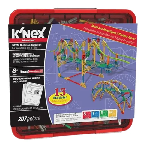 K’NEX Education Bridges & Structures Building Set – 207 Pcs – image 1