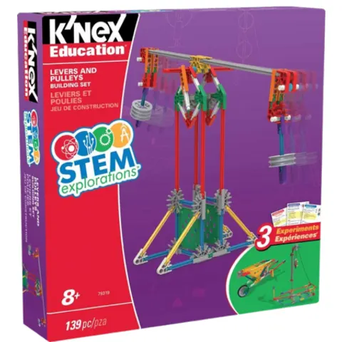 K’NEX Education Levers & Pulleys Building Set – 139 Pcs – image 1