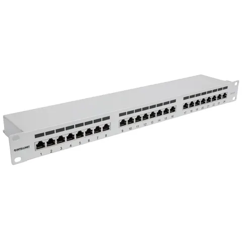 INTELLINET "INT 720854 - 19"" Patch Panel 24 Port Cat.6A" – image 1