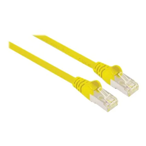 Intellinet Network Patch Cable. Cat6. 1m. Yellow. Copper. S/FTP. LSOH – image 1