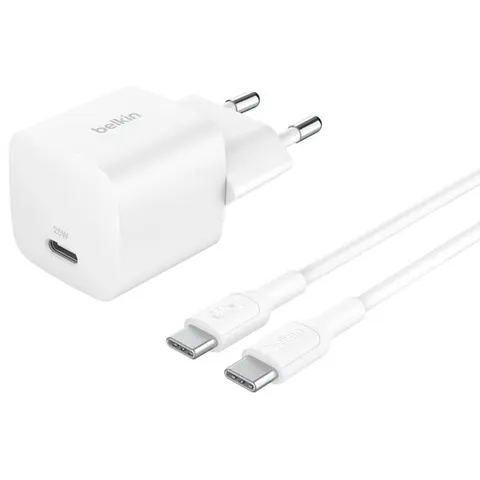 Belkin BoostCharge - 25W - USB-C PD 3.1 - PPS - Blanco – imagen 1