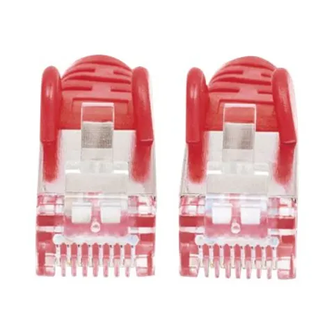 Intellinet Network Patch Cable. Cat6A. 10m. Red. Copper. S/FTP. LSOH – image 1