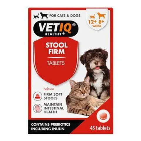 M & C VetIQ Stool Firm Tablets (45Tabs) – image 1