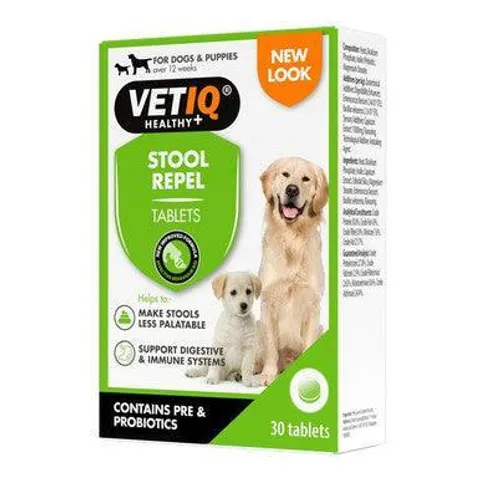 M & C Vet IQ Stool Repel 30 Tablets – image 1