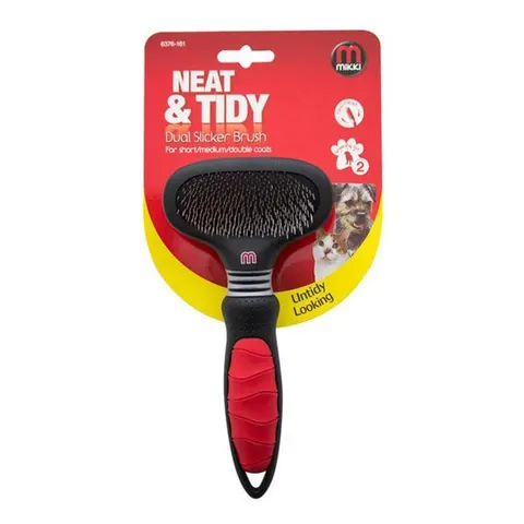 Mikki Dual Slicker Brush Small – image 1