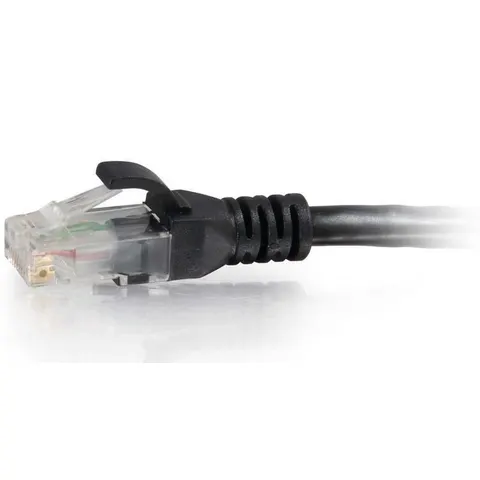 C2G 0.3m Cat6 Booted Unshielded (UTP) Network Patch Cable - Black – image 1