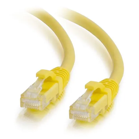 C2G 0.5m Cat6 Booted Unshielded (UTP) Network Patch Cable - Yellow – image 1