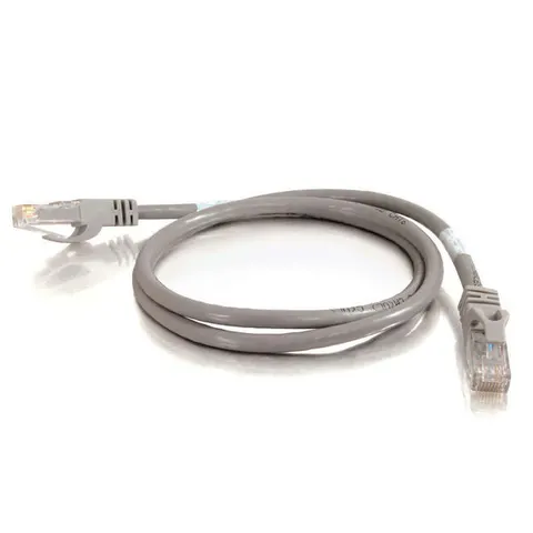 C2G 5m Cat6a Booted Shielded (STP) Network Patch Cable - Grey – image 1