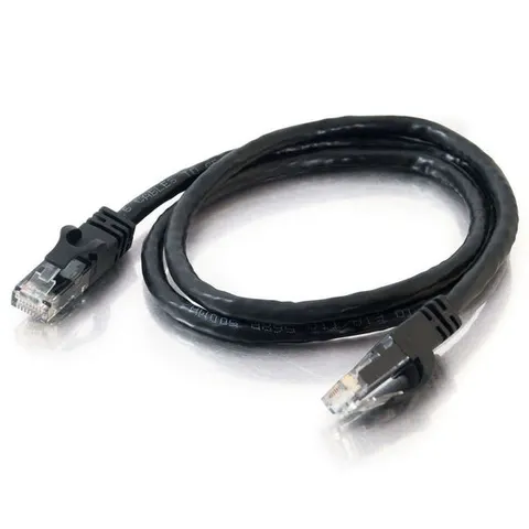 C2G 3m Cat6a Booted Shielded (STP) Network Patch Cable - Black – image 1