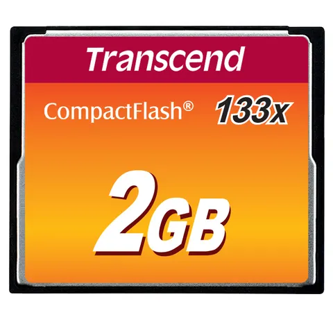 Transcend TS2GCF133 2GB CompactFlash – afbeelding 1