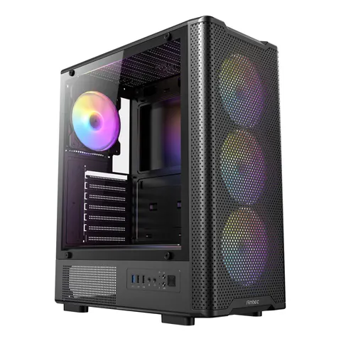 Antec VX-320 ARGB Midi Tower Zwart – 0761345102322 – afbeelding 1