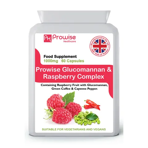 Glucomannon & Raspberry Complex - 60 Capsules by Prowise Healthcare – image 1