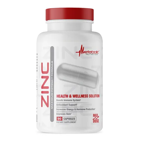 Metabolic Nutrition, Zinc, 90 Capsules – image 1