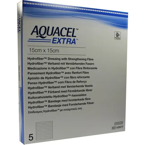 Aquacel Extra 15x15 cm Kompressen – Bild 1