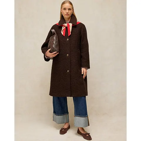 White Stuff Boucle Wool Coat – image 1