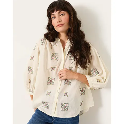 Fatface Ellen Emb Blouse – image 1
