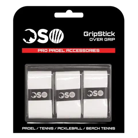 OSO Padel GripStick Overgrip bianco - 3 pezzi – immagine 1