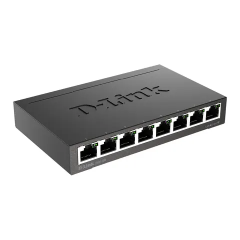 D-Link 8-Port Gigabit Unmanaged Desktop Switch – DGS108B – image 1