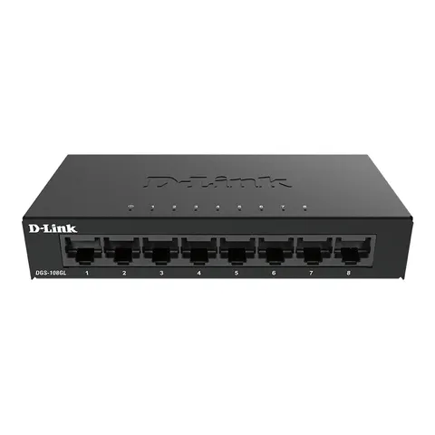 D-Link DGS-108GL 8-Port Gigabit Unmanaged Desktop Switch – image 1